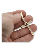 Golden Catholic Cross ★ russiangold.com ★ Gold 585 333 Low price
