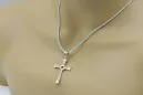 Golden Catholic Cross ★ russiangold.com ★ Gold 585 333 Low price