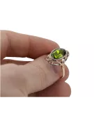 Vintage Jewlery Ring Peridot Original Vintage 14K Rose Gold vrc128r