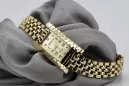 Prześliczny 14K 585 złoty damski zegarek Geneve lw050y