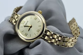 Жовте 14-каратне золото 585 жіночий годинник Geneve lw083ydy