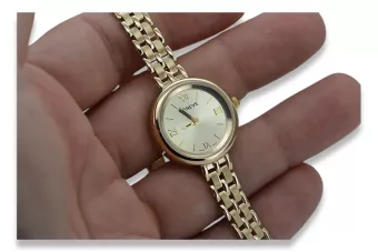 Yellow 14k gold 585 lady Geneve watch lw083ydy