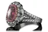 Rose yellow white gold engagement ring 14k 585 18k 750 9k 375 silver 925 with stones diamonds brilliants cgcrc001
