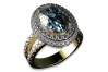 Rose yellow white gold engagement princes ring 14k 585 18k 750 9k 375 diamonds cgcrc006