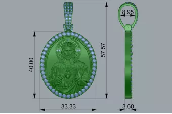 Золота кулон ★ Zlotychlopak.pl ★ Золота пробка 585 333 низька ціна