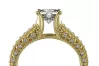 Yellow 14k gold engagement princes ring diamonds cgcrc017y