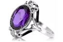 Artisanat vintage Anneau Alexandrite Argent sterling 925 vrc128s