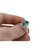 Ring Vintage Smaragd Sterling Silber 925 vrc128s