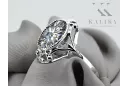 Anneau Artisanat vintage Zircon Argent sterling 925 vrc128s