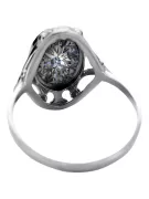 Anneau Artisanat vintage Zircon Argent sterling 925 vrc128s