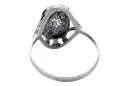 Кольцо Винтаж изделия Циркон Стерлинговое серебро 925 пробы vrc128s