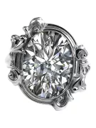 Anneau Réglage Or rose 14 carats vintage d'origine Artisanat vintage vrc100