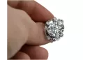 Anneau Réglage Or rose 14 carats vintage d'origine Artisanat vintage vrc100