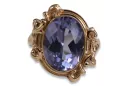 Ring Vintage craft Alexandrite Original Vintage 14K Rose Gold vrc100r