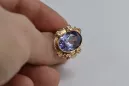 Or rose 14 carats vintage d'origine Alexandrite Anneau Bijoux vintage vrc100r