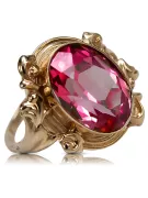 Ring Vintage Jewlery Ruby Original Vintage 14K Rose Gold vrc100r