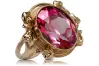 Ring Vintage Jewlery Ruby Original Vintage 14K Rose Gold vrc100r