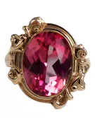 Ring Vintage Jewlery Ruby Original Vintage 14K Rose Gold vrc100r