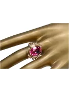 Ring Vintage Jewlery Ruby Original Vintage 14K Rose Gold vrc100r