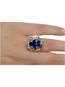 Ring Sapphire Original Vintage 14K Rose Gold Vintage style vrc100r