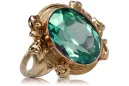 Ring Emerald Original Vintage 14K Rose Gold Vintage vrc100r