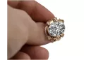 Zircon Original Vintage 14K Rose Gold Ring Vintage Jewlery vrc100r