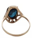 Vintage Ring Aquamarin Sterling Silber rosévergoldet vrc128rp