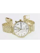 Жълт 14k мъжки часовник Geneve mw005ydw&mbw006y