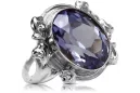 Anneau Alexandrite Argent sterling 925 Vintage vrc100s