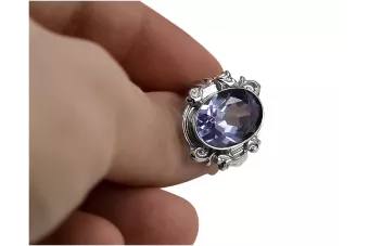 Ring Vintage Jewlery Alexandrite Sterling silver 925 vrc100s