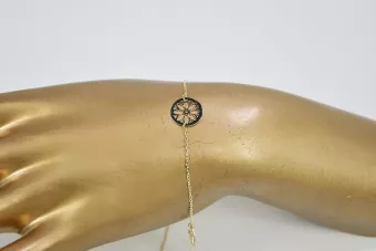 Гривна ★ от жълто розово злато russiangold.com ★ злато 585 333 Ниска цена