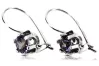 Vintage silver 925 Alexandrite earrings vec019s Vintage Russian Soviet style