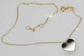 Italienisches gelb 14 Karat Gold Damen Circle Armband Celeblity cbc008