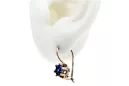 Урожай срібло троянда золота 925 Sapphire сережки vec019rp російська радянський стиль