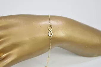 Yellow rose gold bracelet ★ russiangold.com ★ Gold 585 333 Low price