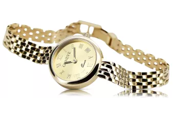 Дамски часовник от жълто злато Geneve Lady Gift lw048ydy