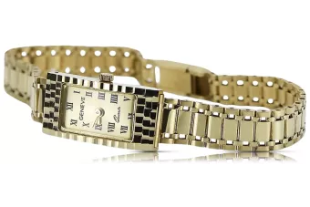 Gražus 14K 585 aukso moteriškas laikrodis Geneve LW103Y