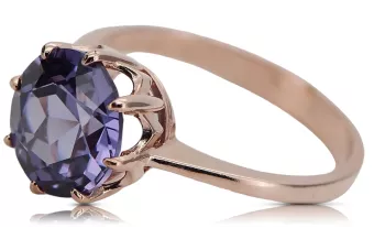 Originales Vintage-Roségold aus 14 Karat Alexandrit Ring Vintage Schmuck vrc157r