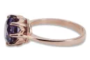 Alejandrita Oro rosa antiguo original de 14k Anillo Estilo vintage vrc157r