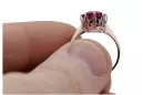 Ring Vintage craft Ruby Original Vintage 14K Rose Gold vrc157r