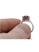 Original Vintage 14K Rose Gold Amethyst Ring Vintage vrc157r