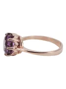 Original Vintage 14K Rose Gold Amethyst Ring Vintage vrc157r