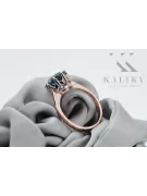 Ring Aquamarine Original Vintage 14K Rose Gold Vintage craft vrc157r