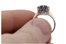 Ring Aquamarine Original Vintage 14K Rose Gold Vintage craft vrc157r