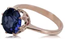 Original Vintage 14K Rose Gold Sapphire Ring Vintage vrc157r