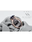 Original Vintage 14K Rose Gold Sapphire Ring Vintage vrc157r