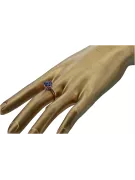 Original Vintage 14K Rose Gold Sapphire Ring Vintage vrc157r