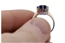 Original Vintage 14K Rose Gold Sapphire Ring Vintage vrc157r