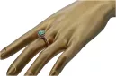 Vintage Jewlery Ring Emerald Original Vintage 14K Rose Gold vrc157r
