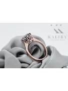 Vintage Jewlery Ring Zircon Original Vintage 14K Rose Gold vrc157r